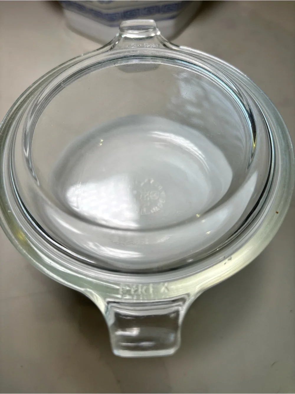 PYREX de Corning France Clear Glass Casserole Dishes Set Lids #451 & #018 RARE